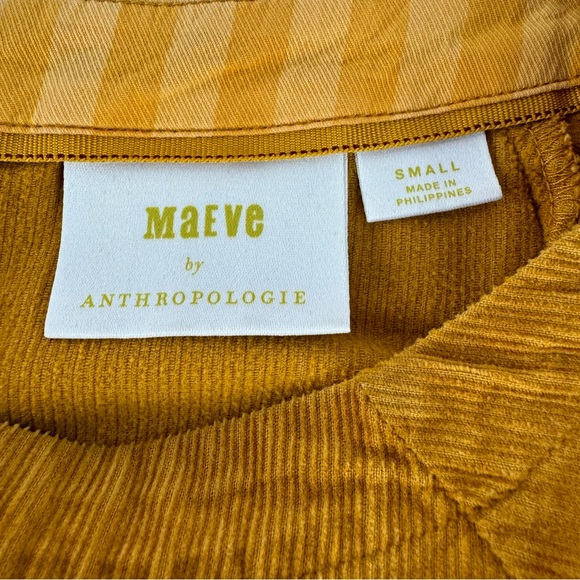 Anthropologie Maeve Maria babydoll button back corduroy blouse oversized small - Picture 11 of 14